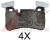 MERCE 0054209020 Brake Pad Set, disc brake